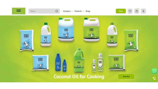 New website for Cocoguru - Cocoguru Coconut Oil