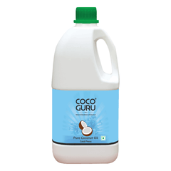 Cold Pressed Coconut Oil in Jerry Can 2 Litres - Cocoguru Coconut Oil