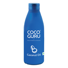 High Grade Coconut Oil in HDPE Bottle 200 ml - Cocoguru Coconut Oil