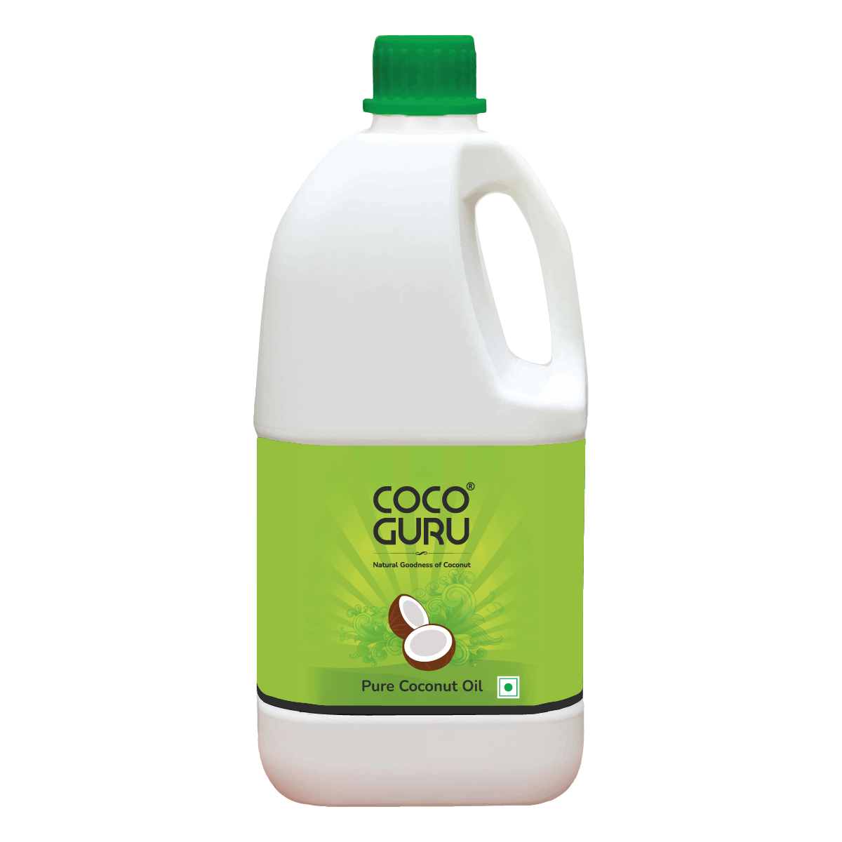High Grade Coconut Oil in Jerry Can 2 Litres - Cocoguru Coconut Oil